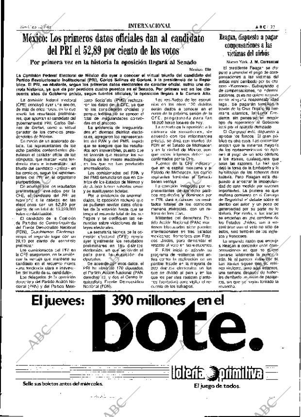 ABC SEVILLA 12-07-1988 página 23