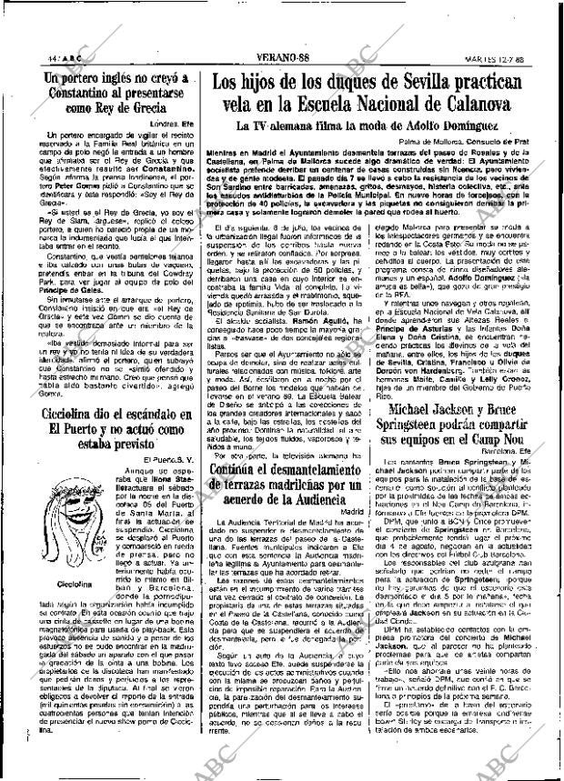 ABC SEVILLA 12-07-1988 página 44