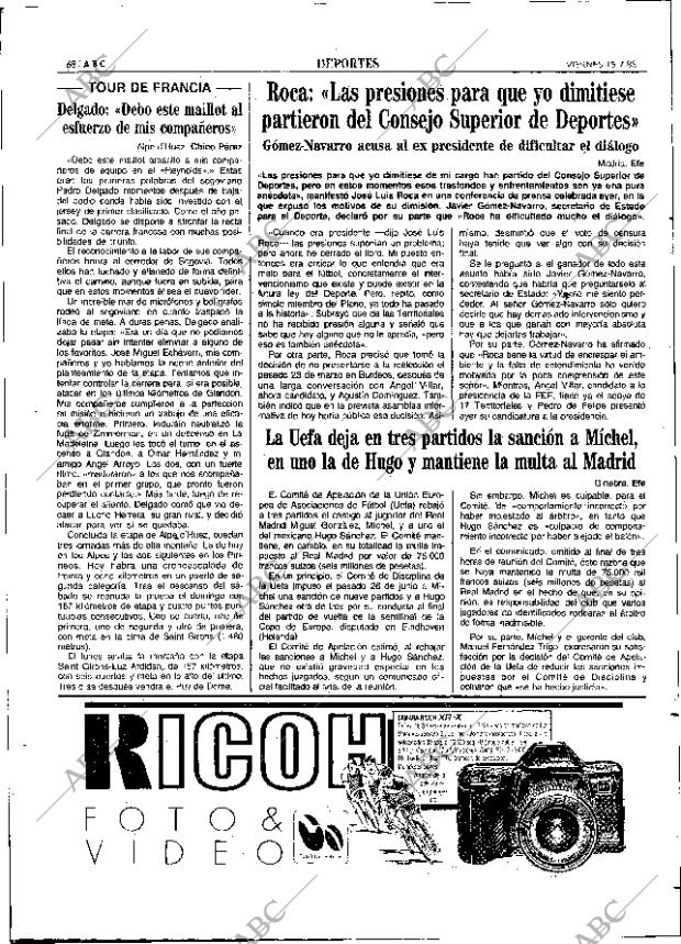 ABC SEVILLA 15-07-1988 página 68