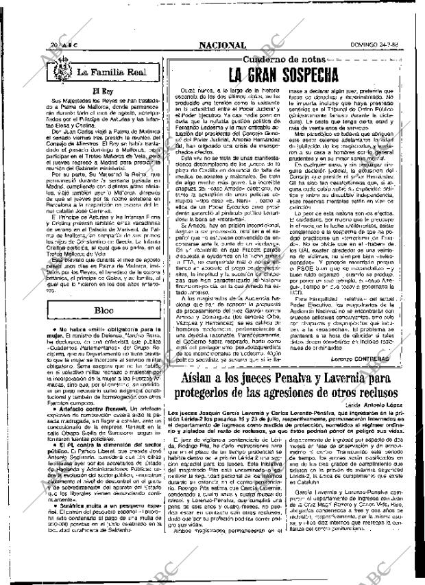 ABC MADRID 24-07-1988 página 20