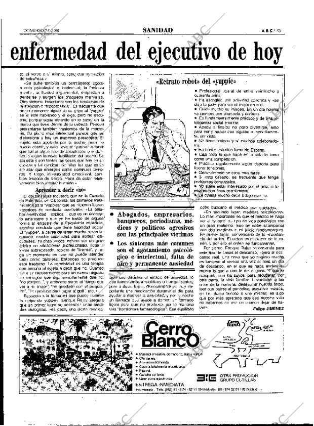 ABC MADRID 24-07-1988 página 45