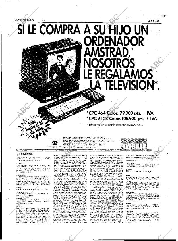 ABC MADRID 24-07-1988 página 47