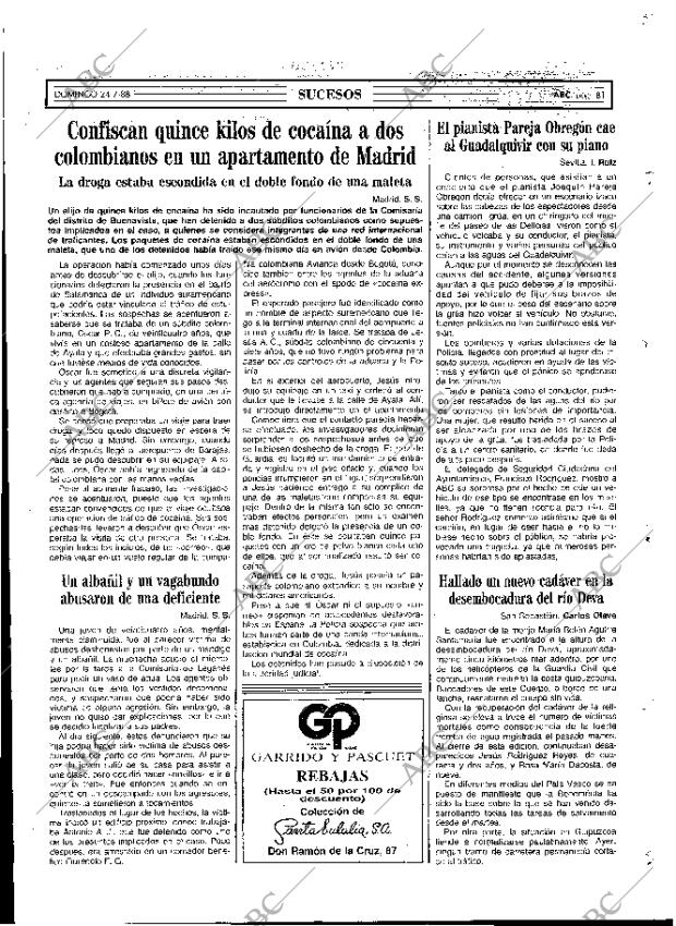 ABC MADRID 24-07-1988 página 81