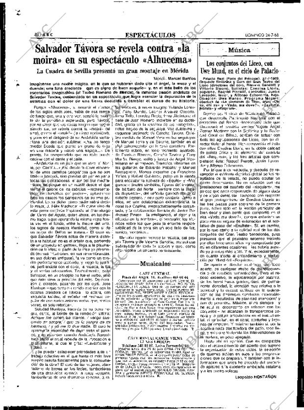 ABC MADRID 24-07-1988 página 88