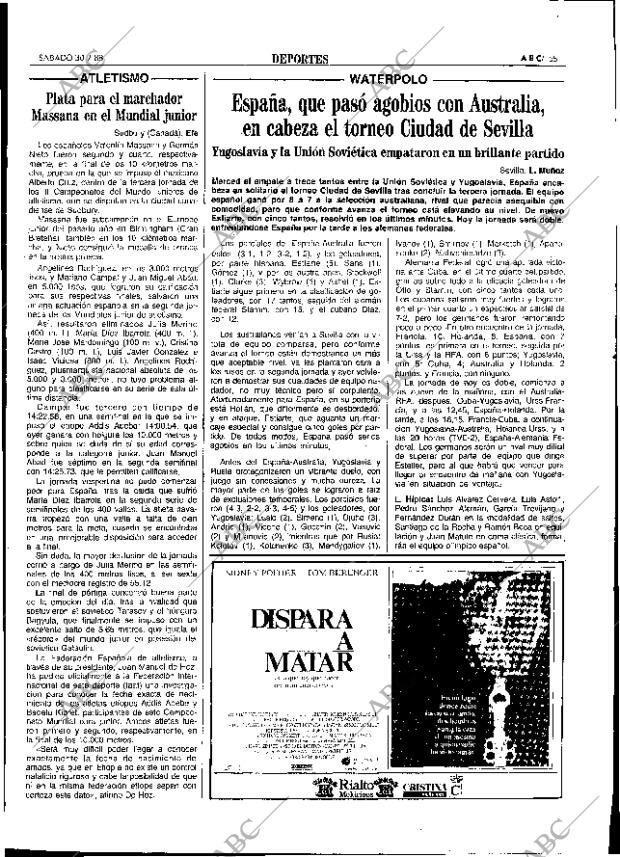 ABC SEVILLA 30-07-1988 página 63
