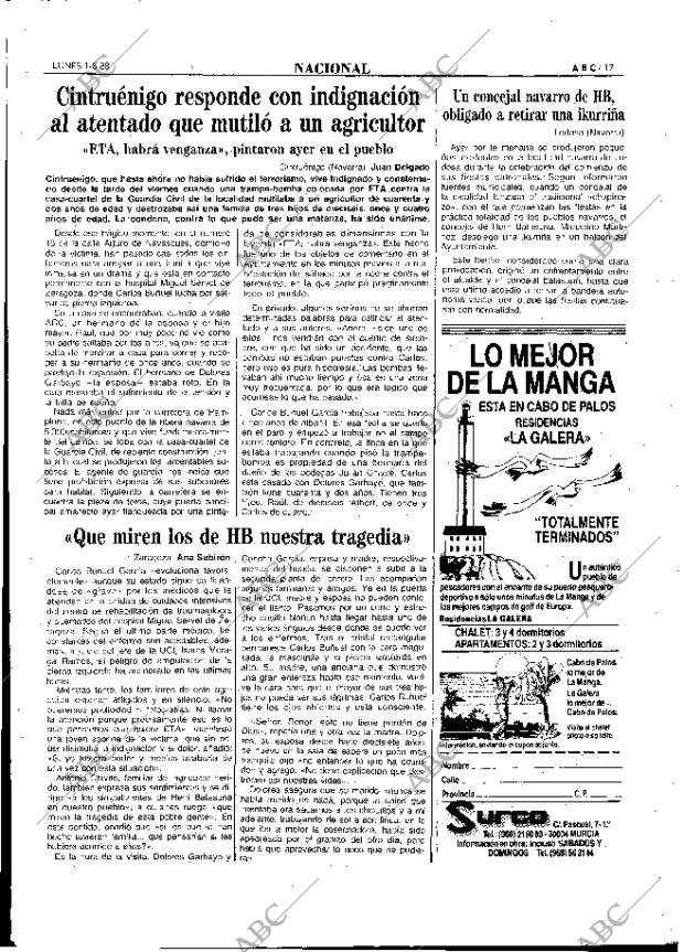 ABC MADRID 01-08-1988 página 17