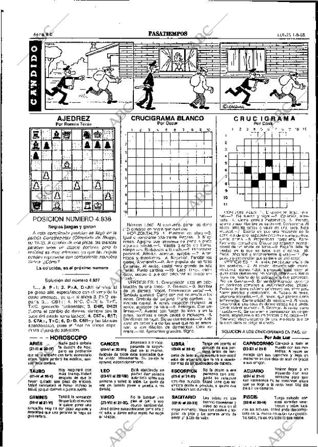 ABC SEVILLA 01-08-1988 página 64