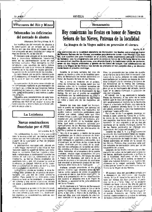 ABC SEVILLA 03-08-1988 página 32