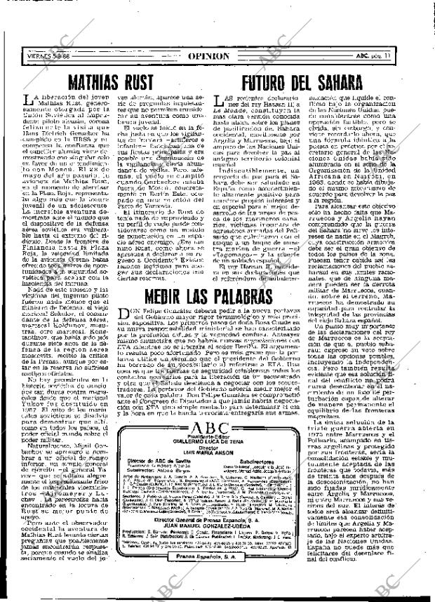 ABC MADRID 05-08-1988 página 11