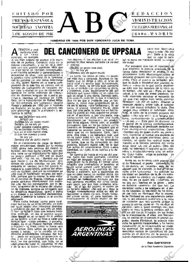 ABC MADRID 05-08-1988 página 3