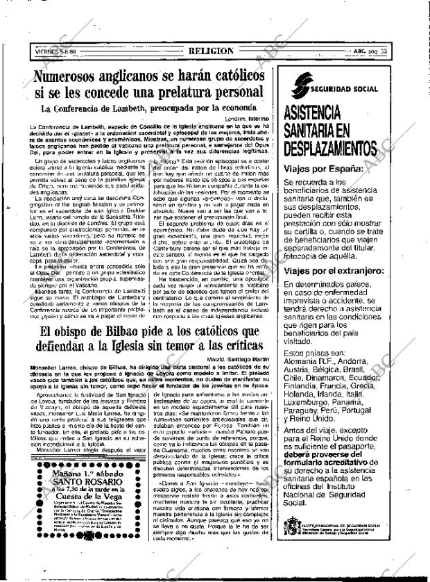 ABC MADRID 05-08-1988 página 33