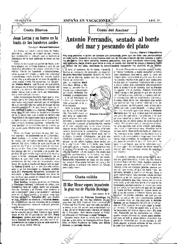 ABC MADRID 05-08-1988 página 39