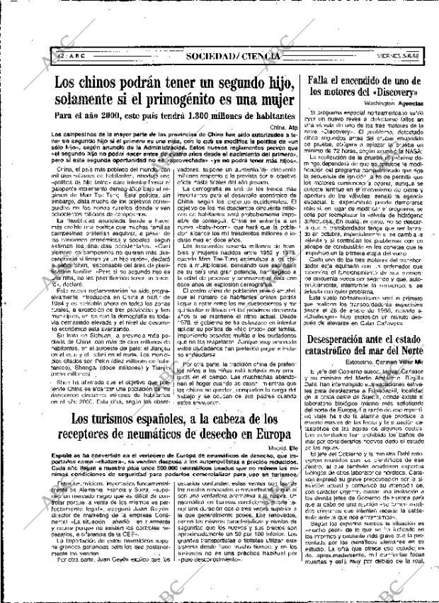 ABC MADRID 05-08-1988 página 42