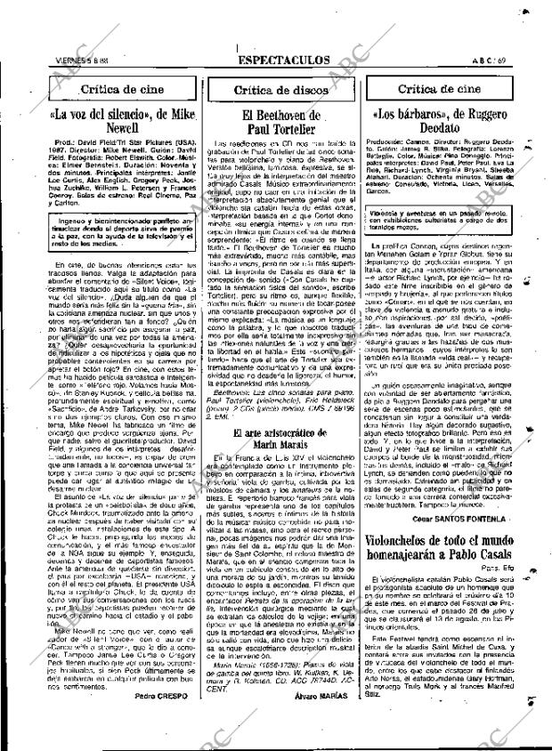 ABC MADRID 05-08-1988 página 69