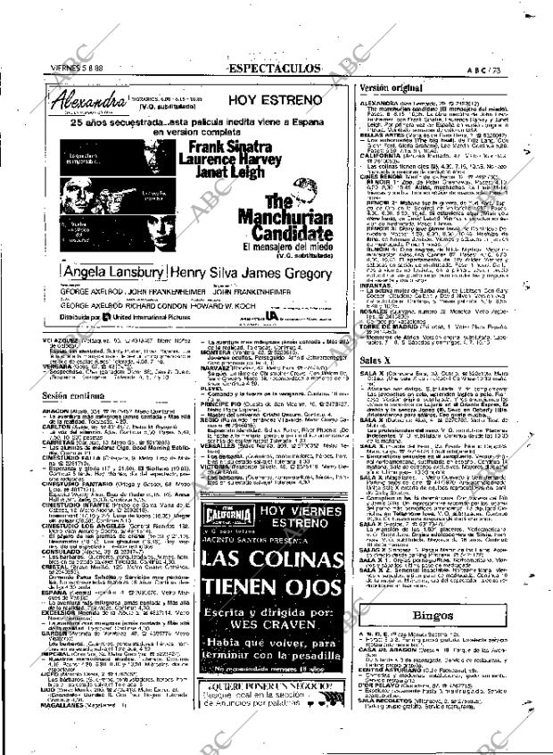 ABC MADRID 05-08-1988 página 73