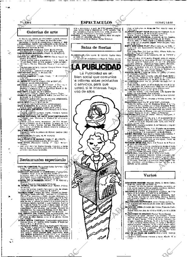 ABC MADRID 05-08-1988 página 74