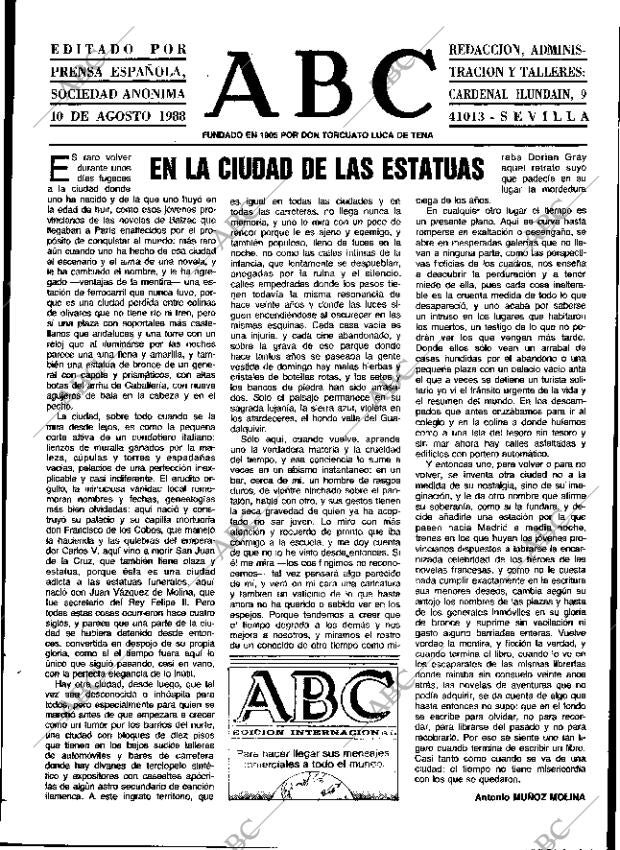 ABC SEVILLA 10-08-1988 página 3