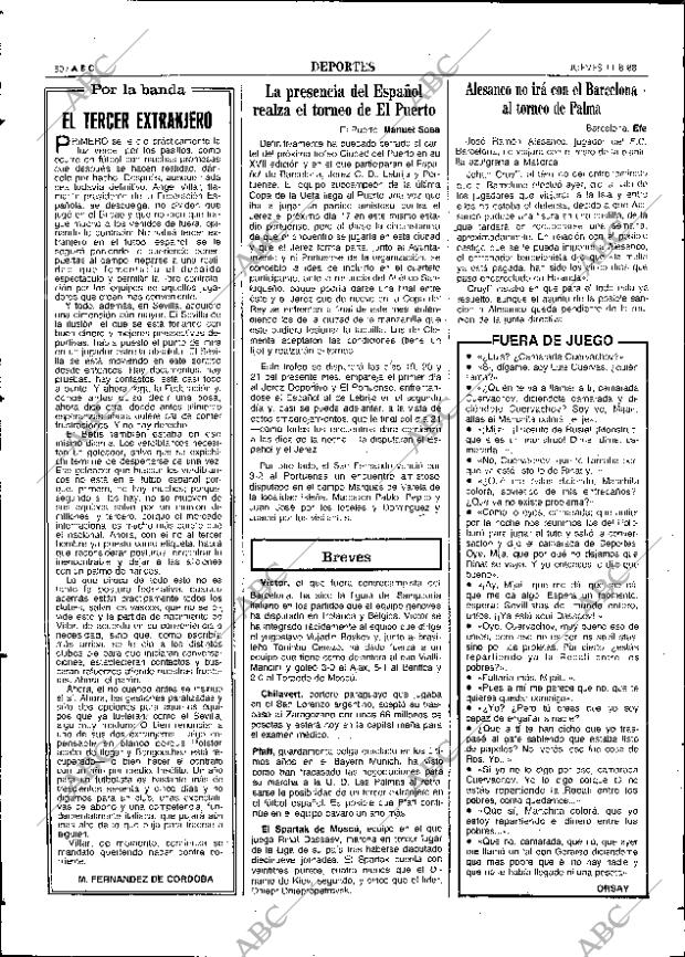 ABC SEVILLA 11-08-1988 página 50