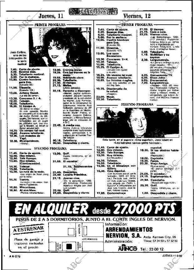 ABC SEVILLA 11-08-1988 página 70