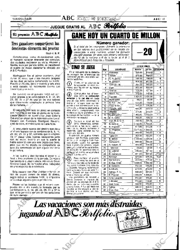ABC SEVILLA 13-08-1988 página 49