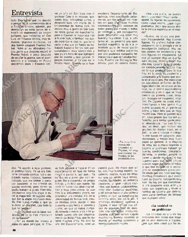 BLANCO Y NEGRO MADRID 14-08-1988 página 66