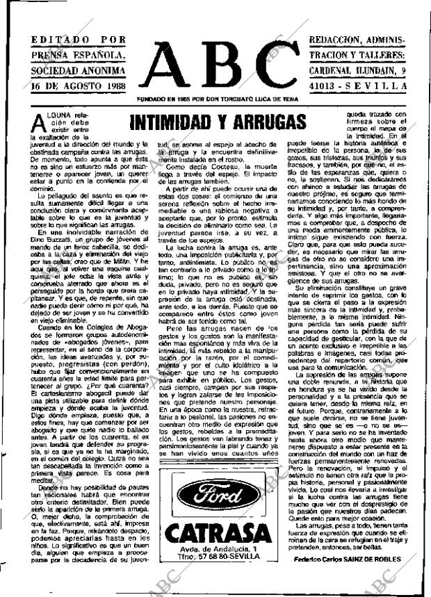ABC SEVILLA 16-08-1988 página 3