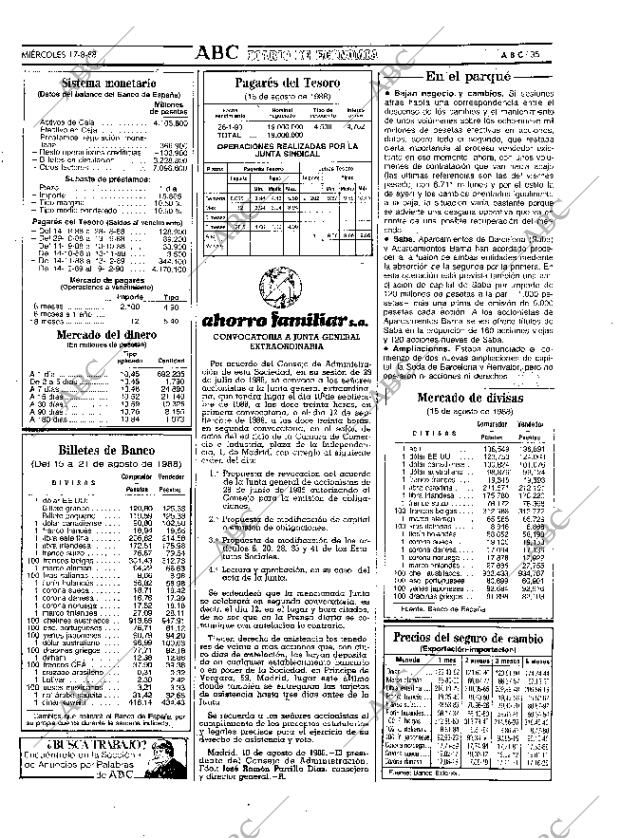 ABC MADRID 17-08-1988 página 35