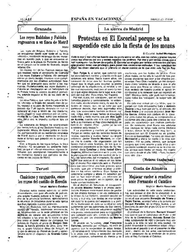 ABC MADRID 17-08-1988 página 44