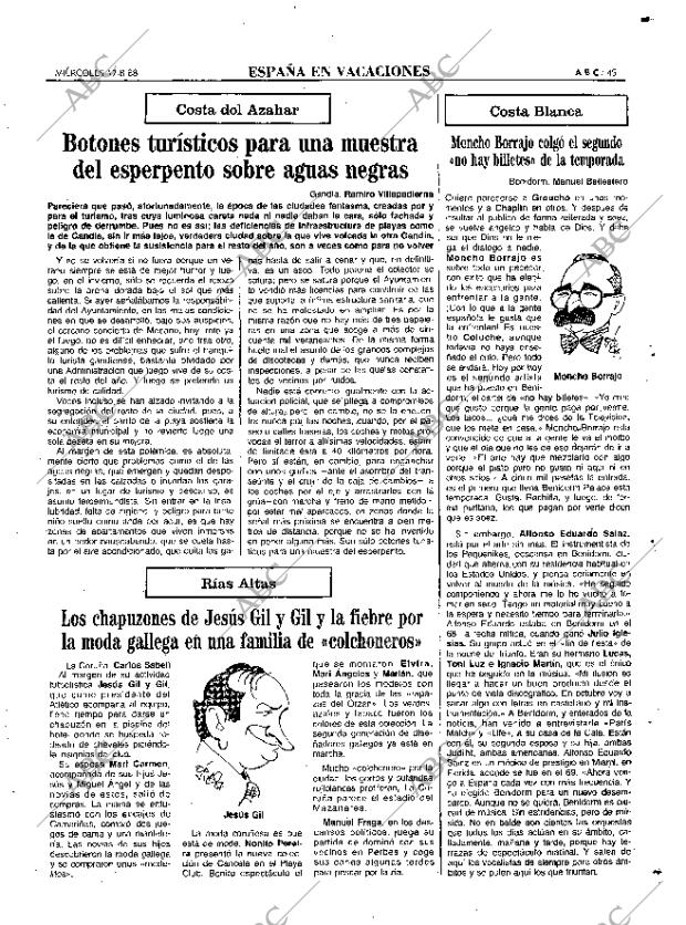 ABC MADRID 17-08-1988 página 45