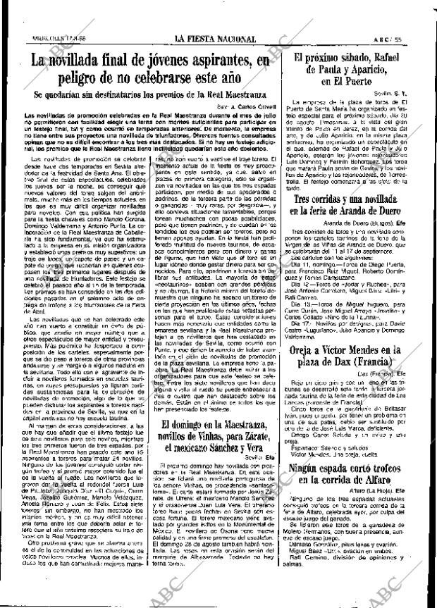 ABC SEVILLA 17-08-1988 página 55