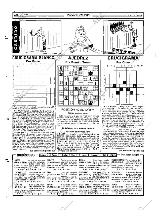 ABC MADRID 18-08-1988 página 72