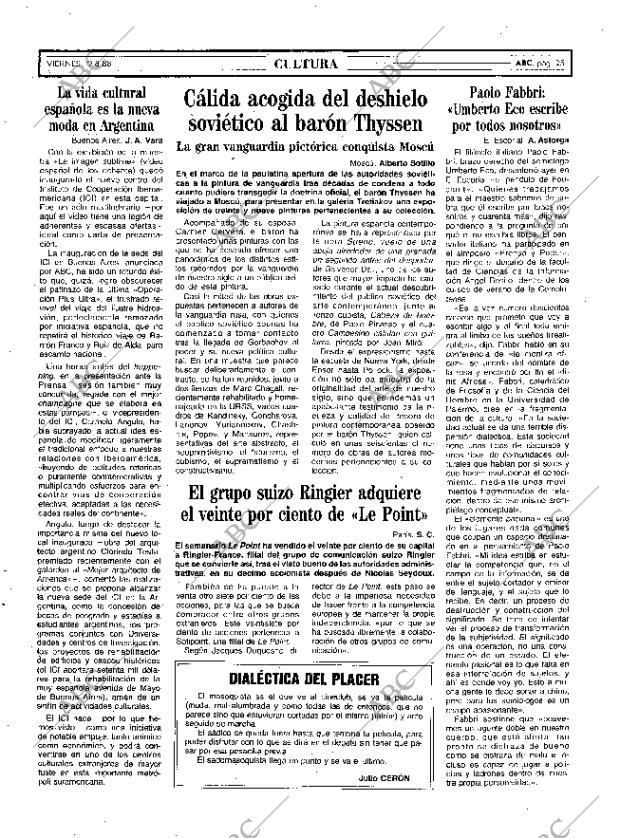 ABC MADRID 19-08-1988 página 25