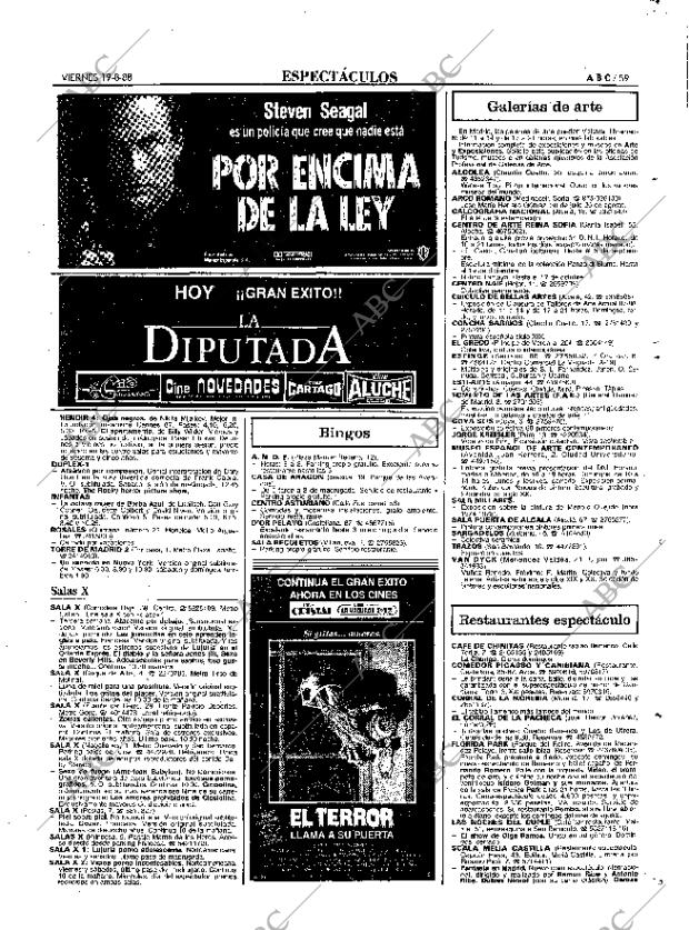 ABC MADRID 19-08-1988 página 59