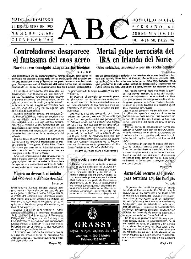 ABC MADRID 21-08-1988 página 13