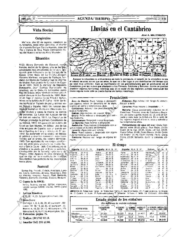 ABC MADRID 21-08-1988 página 32