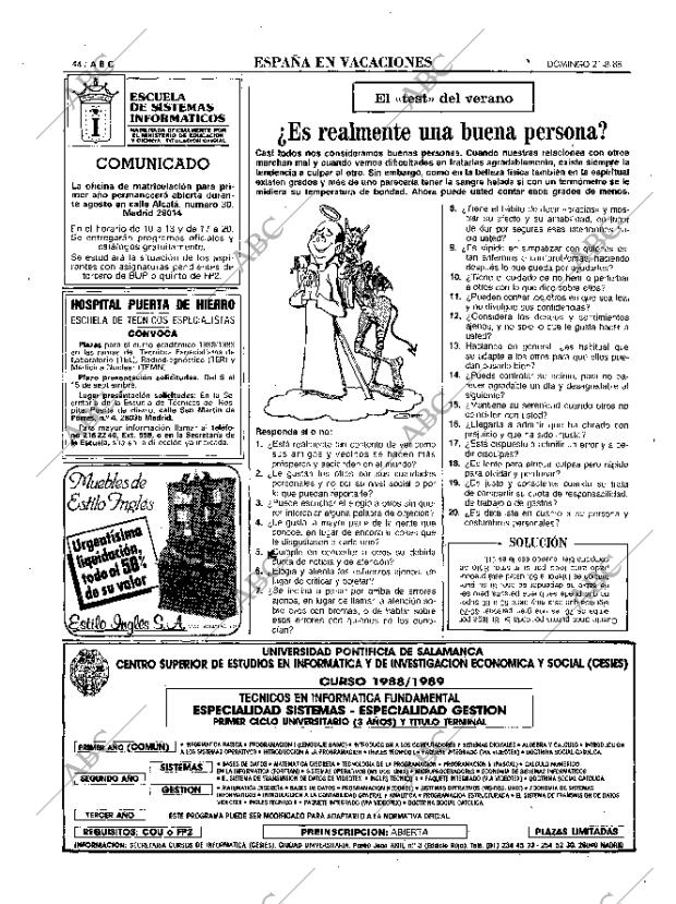 ABC MADRID 21-08-1988 página 44