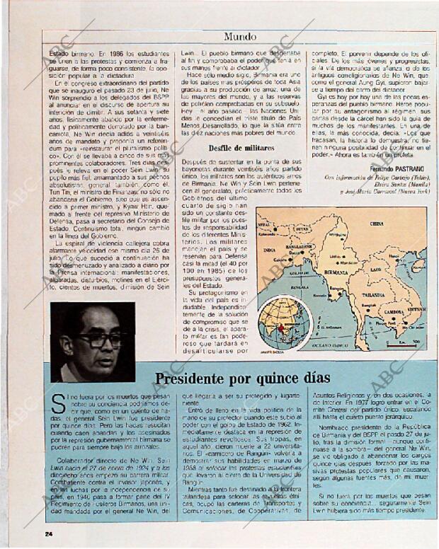 BLANCO Y NEGRO MADRID 21-08-1988 página 24
