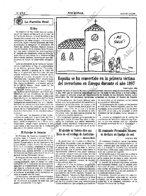 ABC MADRID 23-08-1988 página 16