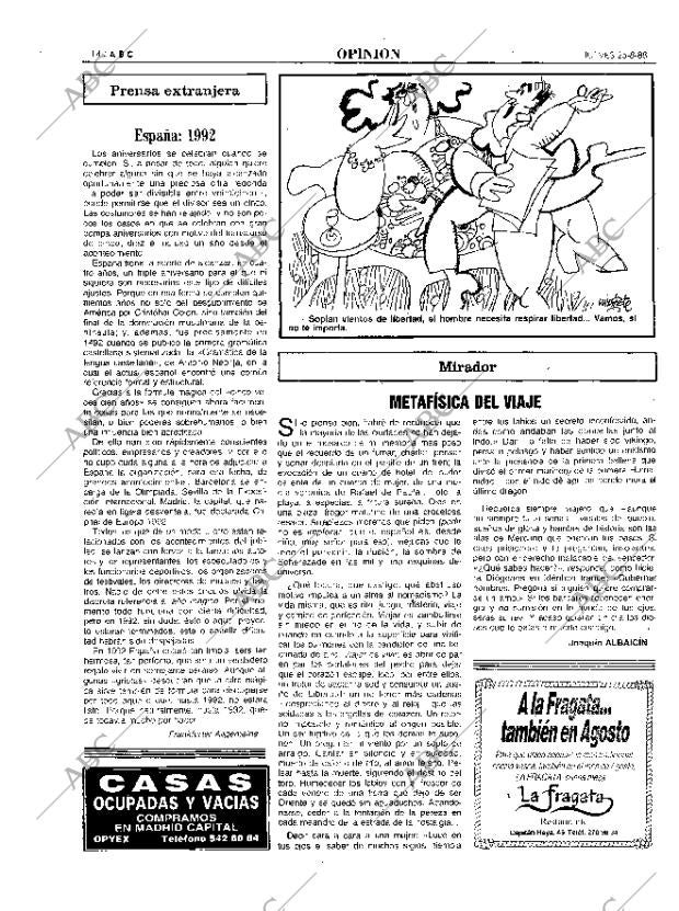 ABC MADRID 25-08-1988 página 14