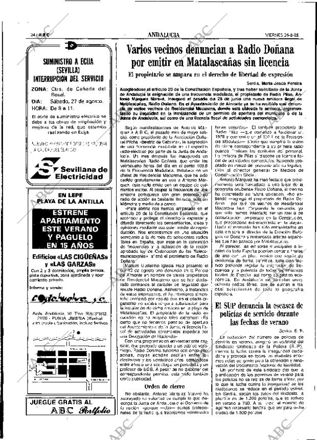 ABC SEVILLA 26-08-1988 página 24