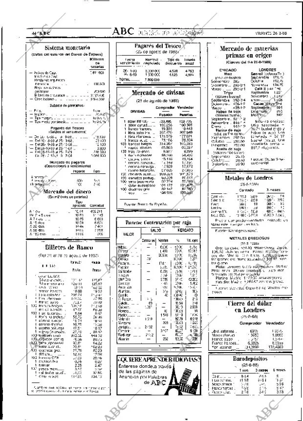 ABC SEVILLA 26-08-1988 página 44