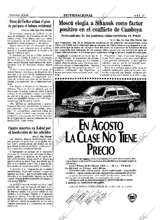 ABC MADRID 28-08-1988 página 27