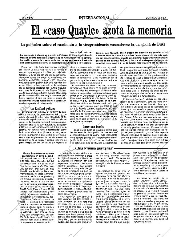 ABC MADRID 28-08-1988 página 28