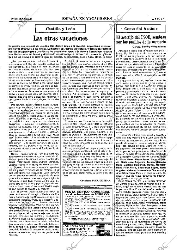 ABC MADRID 28-08-1988 página 47