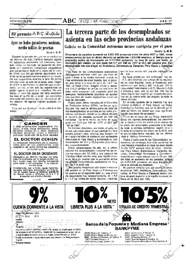 ABC MADRID 28-08-1988 página 57