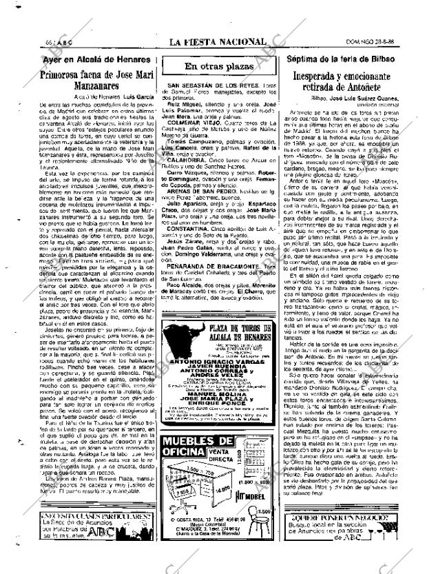 ABC MADRID 28-08-1988 página 66