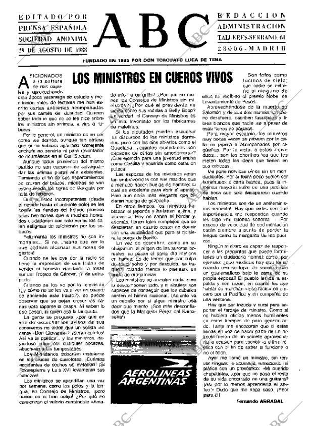 ABC MADRID 29-08-1988 página 3