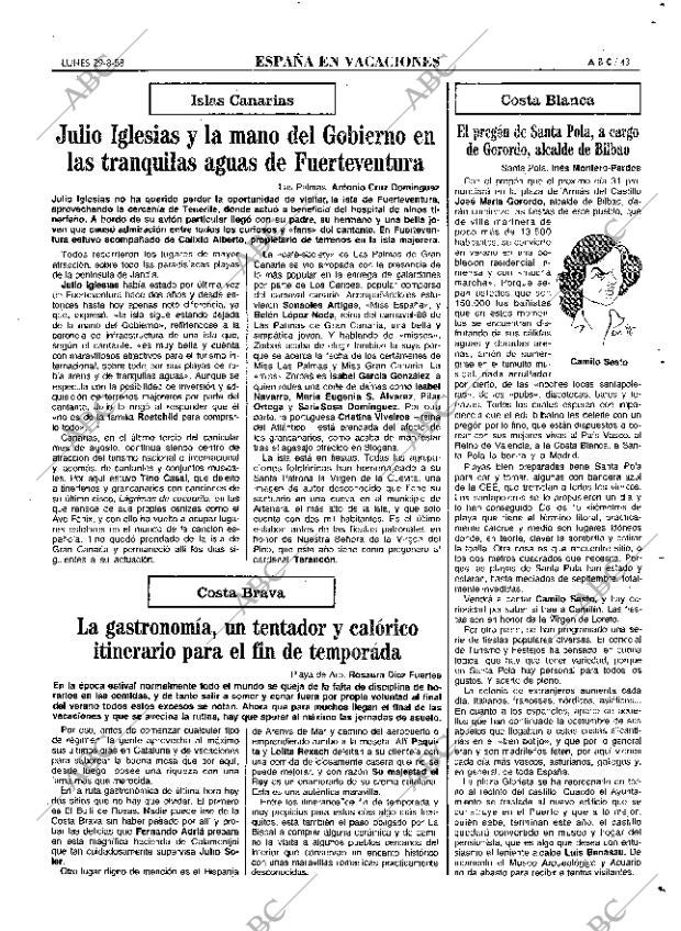 ABC MADRID 29-08-1988 página 43