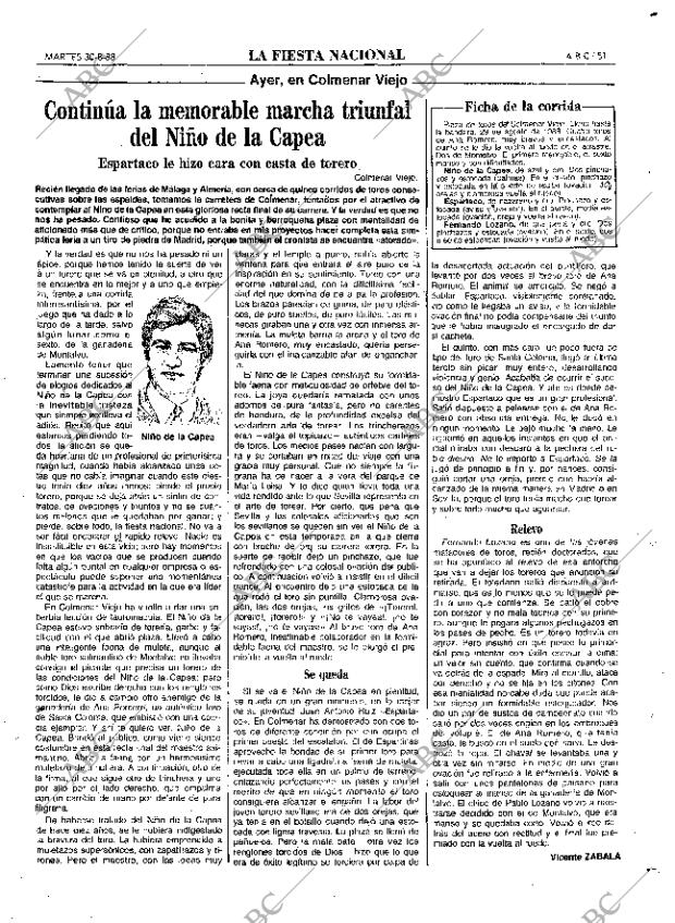 ABC MADRID 30-08-1988 página 51