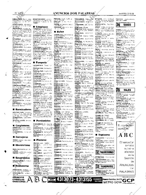 ABC MADRID 30-08-1988 página 72